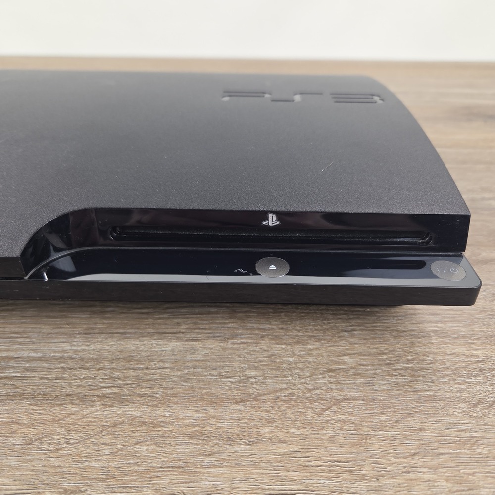 Sony PlayStation 3 Slim PS3 320GB Black Console Gaming System CECH-2501B Tested - Picture 3 of 12